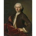 thumbnail image 2 of B. Monmorency 12x14 Black Ornate Wood Framed Double Matted Museum Art Print Titled: Portrait of Pieter Parker, Alderman, Burgomaster and Councilor of Goes (1742), 2 of 5