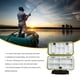 thumbnail image 2 of Wosthever Caja portátil sellada de plástico ABS, anzuelos duraderos para carretes de pesca, cajas de señuelos, estuche organizador, equipo de Pescar verde oscuro, 2 of 6