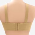 thumbnail image 4 of Everyday Bras, Audhol Women's Fashionable and Casual Front Buttoned Underwear for Elderly People Skin Friendly and Comfortable Bra Supportive Bras for Women Beige 3XL, 4 of 4