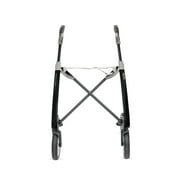byACRE Carbon Ultralight Comfort Walker Rollator, 18.5In Seat Width, Black Frame, 285-lb Capacity, Carbon Fiber