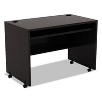 Alera AL  42 x 24 in. Valencia Series Mobile Workstation Desk - Espresso