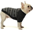 thumbnail image 1 of Fitwarm Dog Winter Sweater Puppy Knitwear Greygrids Pet Winter Clothes Doggie Outifts Thermal Clothes Grey XXL, 1 of 6