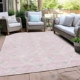 thumbnail image 6 of Addison Rugs Chantille Indoor/Outdoor Transitional Diamonds Pink Washable Rectangle Rug, 2'6" x 3'10", 6 of 6
