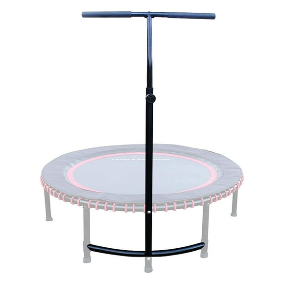 Leaps & ReBounds: Adjustable Stabilizer Bar - Fits All L&R Fitness Trampolines - Grippable & Cushy Foam Handles - Easy Assembly, Slips Over Existing Legs - Trampoline Sold Sepa