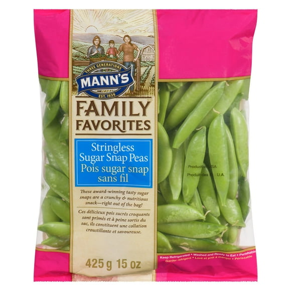 Peas, Sugar Snap, Mann's, 15 oz