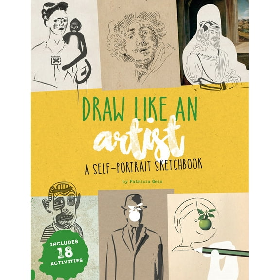 Draw Like an Artist : A Self-Portrait Sketchbook (Paperback)