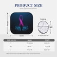 thumbnail image 3 of Sikiie Two Human Hands are Holds Pink Ribbon Awareness Print Foldable Car Windshield Sun Visor, Car Window Sunshade Suitable for Sedan, SUV and Truck Car Accessories-Small, 3 of 6