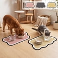 thumbnail image 7 of Pet Feeding Mat 23.6"x15.7", Quick Dry & Absorbent Pet Mat for Water Bowl, Anti Scratch Cat Mats for Feeding Stations, Large Cat Dog Food Bowl Mat for Indoor & Outdoor Use (Yellow), 7 of 7
