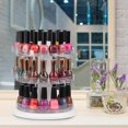 thumbnail image 2 of J JACKCUBE DESIGN Acrylic Rotating Nail Polish Display Stand Spinning Rack Holds 69 - 117 Bottles, 3 Tier Storage Holder Organizer for Nail Polish, Makeup, Essential Oil and more - MK548B C104, 2 of 3