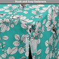 thumbnail image 4 of Floral Dog Crate Cover, Singing Birds on Branches Berries Leaves Spring Sketch Outline, Easy to Use Pet Kennel Cover Small Dogs Puppies Kittens, 7 Sizes, Dark Seafoam Multicolor, by Ambesonne, 4 of 6
