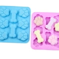 thumbnail image 1 of Molde Silicón Huella De Perro Y Hueso Jabón Resina Chocolate 2 Zefei Wu 9024735063636, 1 of 4