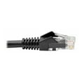 thumbnail image 5 of Tripp Lite Cat6 GbE Snagless Molded Patch Cable UTP Black RJ45 M/M 75ft, 5 of 5