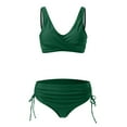 thumbnail image 4 of Babysbule Fashion Swimsuits for Women Fashion Women's Sleeveless SolidBikini Set Swimsuit Push-Up Padded Swimwear Swimsuit Beachwear, 4 of 5