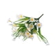 thumbnail image 4 of Ramo artificial Inteprter 5 unids/set margaritas Decoración interior o exterior blanco, 4 of 6