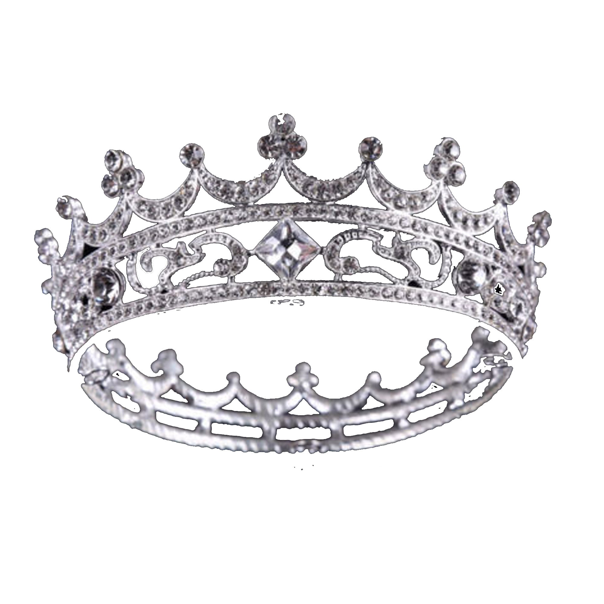 12cm High Large Full Crystal Adult Wedding Bridal Party Pageant Prom Tiara Crown 