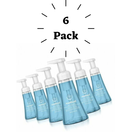 Method Foaming Hand Soap, Sea Minerals, 10 oz, 6 pack, Packaging May Vary