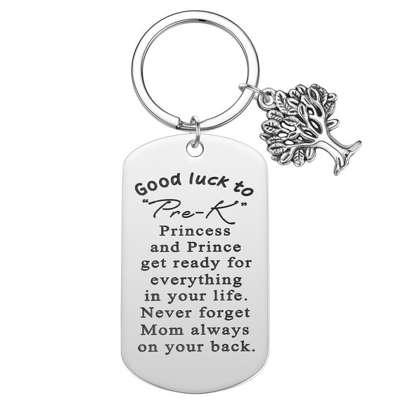 Good Luck Charms Car Keychains Birthday Gifts Stainless Steel Tree Pendant Key Chain Engraved Keyrings Fashion Jewelry