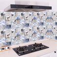 thumbnail image 2 of Peel and Stick Wall Tile for Kitchen Backsplash | Decorative Sticker Tile Backsplash | Kitchen Backsplash Tiles Peel & Stick Wall Stickers 8'' x 8'' (6 Sheets) | Self-Adhesive Tile, 2 of 7
