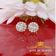 thumbnail image 5 of King of Bling's 10K Real Yellow Gold with 0.66CT Real Diamond Men's/Women's Stud Round Earrings, 5 of 12