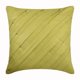 thumbnail image 1 of Funda de cojín verde manzana, con textura y pliegues, de color liso, de 35 x 35 cm (14 x 14 pulgadas), cuadrada, de ante sintético - Verde manzana contemporáneo, 1 of 5