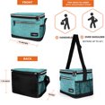 thumbnail image 3 of OPUX Premium Lunch Box, Insulated Lunch Bag for Men Women Adult | Durable School Lunch Pail for Boys, Girls, Kids | Soft Leakproof Medium Lunch Cooler Tote for Work Office | Fits 14 Cans (Aqua), 3 of 7