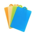 thumbnail image 1 of MasteelfCA 4pcs Flexible Cutting Board Mat Plastic Chopping Board with Non-Slip Textured Grip, 1 of 6