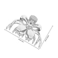 thumbnail image 2 of unbranded Clip De Garra Plateado Para Mujer De Flor Metálica Para Peinados Versátiles, 2 of 8