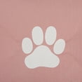 thumbnail image 4 of Contemporary Home Living 17.5" Pink and White Rectangular Large Lattice Paw Pet Storage Bin, 4 of 5