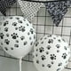 thumbnail image 3 of 12 piezas de globos para fiestas Huella de perro Globos impresos Globos inflables para el Festival de fiesta (Negro + blanco), 3 of 5