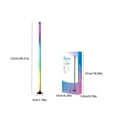 thumbnail image 3 of Clearance! Smart Floor Lamp 2 with Floor Lamp Dimmable Works Modern Floor Lamp Black with Music Synchronization Scene Modes Floor Lamp for Bedroom Living Room [Energy Class G] LED light,Black, 3 of 9