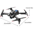 thumbnail image 2 of Mini dron con cámara en liquidación, cuadricóptero de control remoto, juguete de avión M8, dron 4k HD con doble fotografía aérea, cuadricóptero plegable con visión, juguete de avión de, 2 of 6