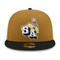 thumbnail image 2 of Men's-New Era  Gold San Antonio Missions Theme Nights 59FIFTY Fitted Hat, 2 of 5