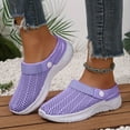 thumbnail image 2 of Womens Orthopedic Mules Clogs with Back Straps Summer Breathable Mesh Walking Slip on Sneakers Sandals, 2 of 5