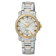Seiko Women's Dress Mother of Pearl Dial Two-tone Watch SXDF95