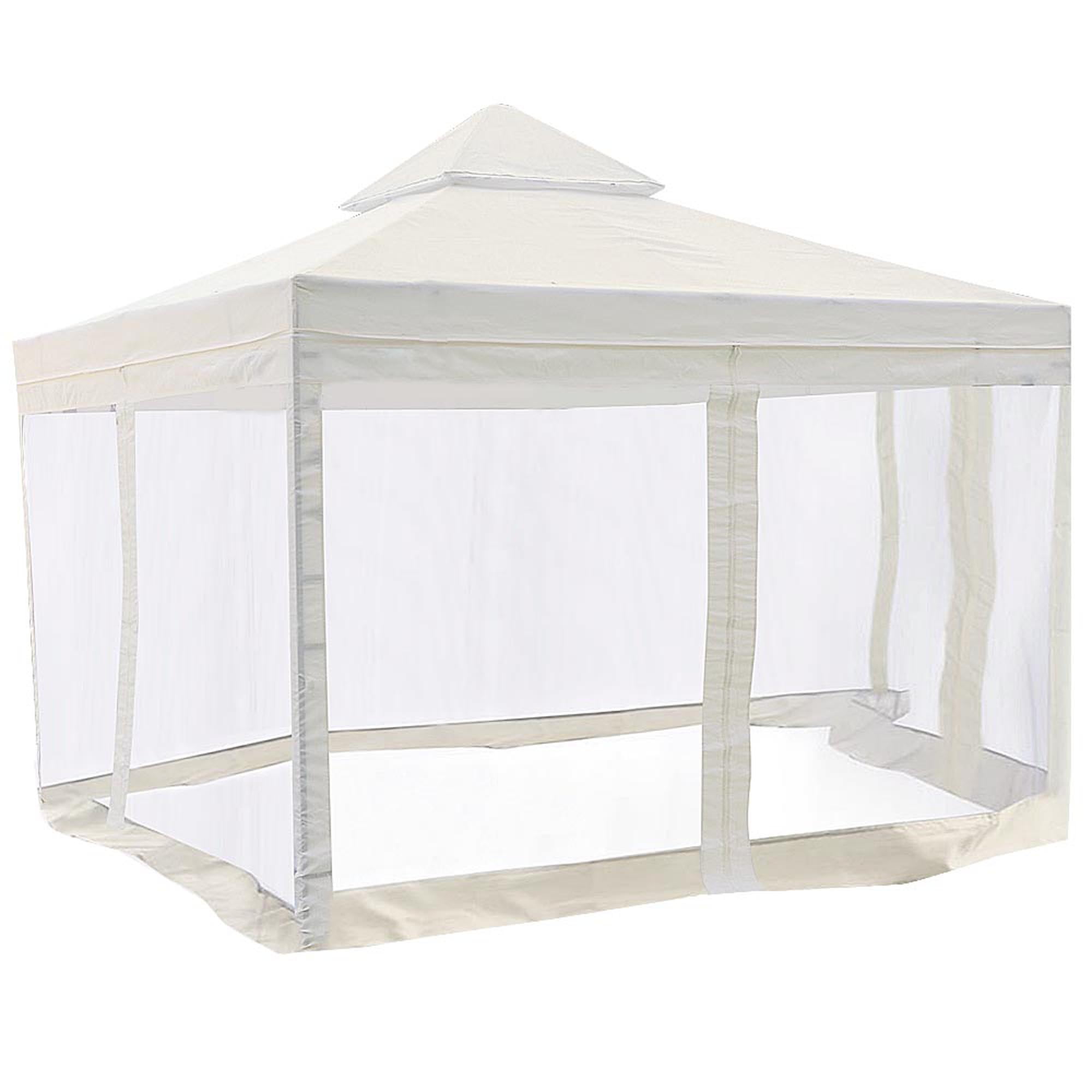 Outdoor Filet Net Yescom Remplacement de Toit de Gazebo 10x10 Pieds avec Filet NET 2 ...