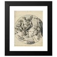 thumbnail image 2 of Circle Of Hans Holbein The Elder 20x24 Black Modern Framed Museum Art Print Titled - St. Christopher (1500), 2 of 5