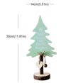 thumbnail image 3 of JHGoosa Christmas Decor Wood Table Christmas Tree Ornaments Rustic Christmas Tree Farmhouse Wooden Xmas Centerpiece(Clearance), 3 of 4