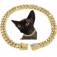 thumbnail image 1 of Collar De Cadena Cubana Para Perros Y Gatos Con Diamantes Ca, 1 of 1