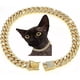thumbnail image 1 of Collar De Cadena Cubana Para Perros Y Gatos Con Diamantes Ca, 1 of 8