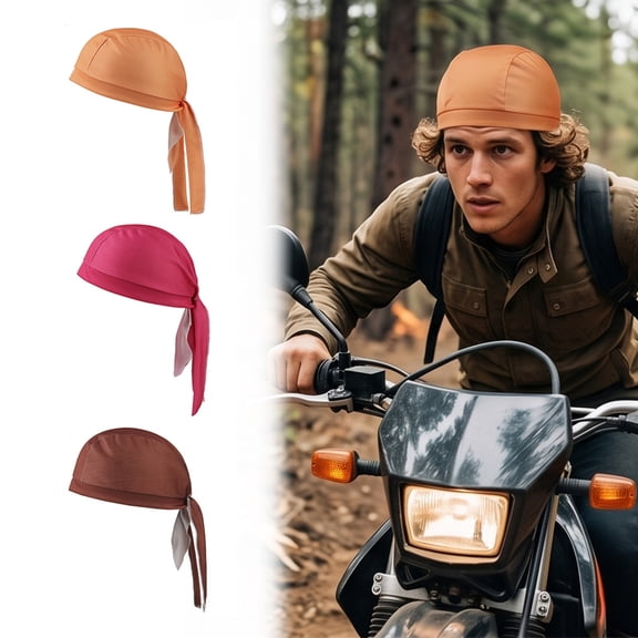 Shadoumai Elastic Cooling Headscarf, Cooling Bandana Cap for Men Women, Breathable Paisley Headband for Running Cycling Motorcycle