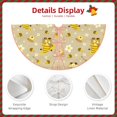 thumbnail image 3 of Fotbe Cute Bee Gnome 2 Pattern Christmas Tree Skirt, Tree Skirts Plush Christmas Decorations, Christmas Tree Skirts Xmas Decorations Holiday Party Decor-48", 3 of 6