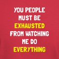 thumbnail image 3 of CafePress - Exhausted T Shirt - Men's Classic Graphic Cotton T-Shirt, 3 of 4