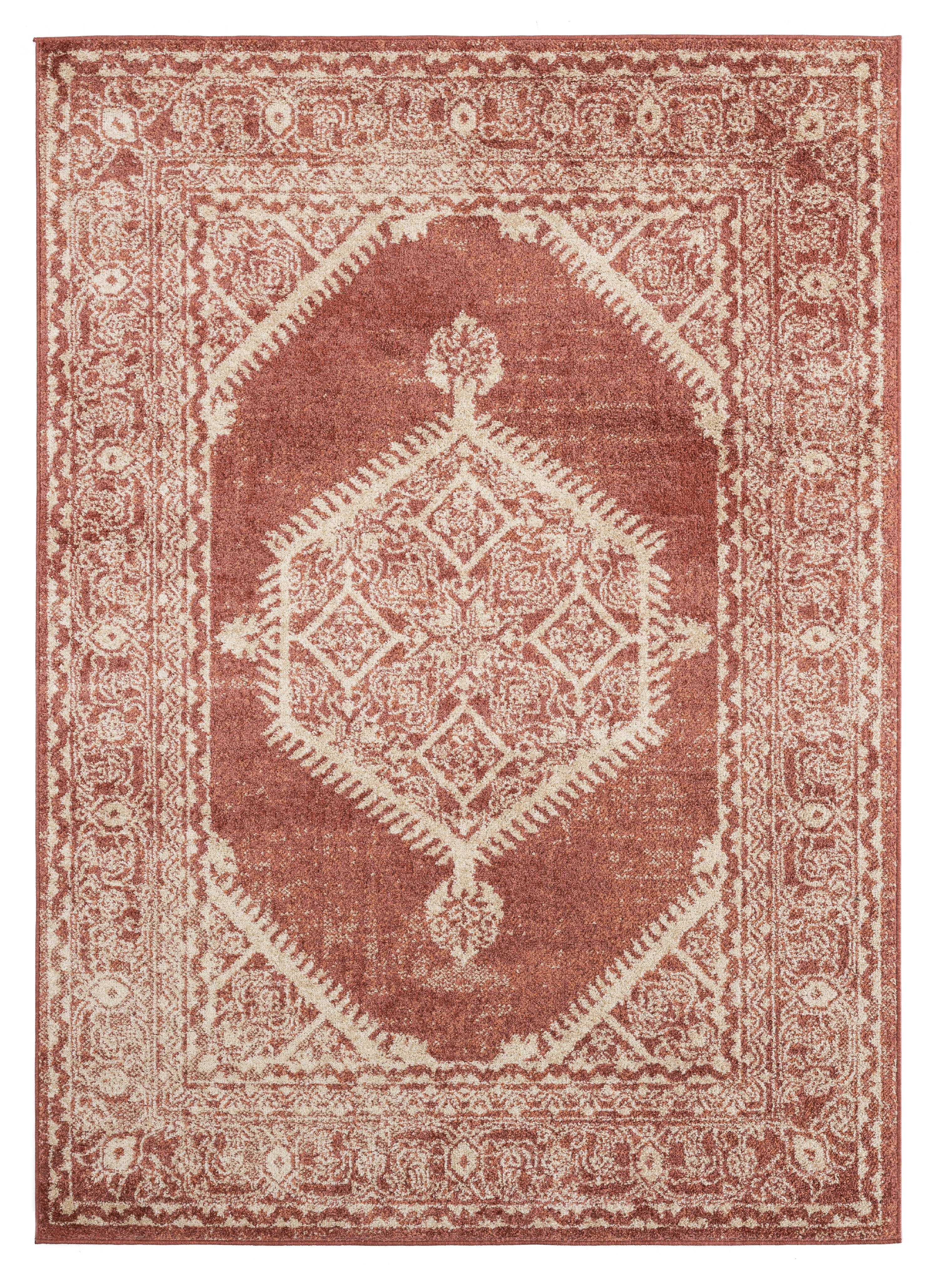 United Weavers Storybrooke Rotorua Oriental Brick Woven Olefin/Frieze Area Rug or Runner
