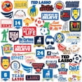 thumbnail image 1 of Paquete de pegatinas GRAPHICS & MORE Ted Lasso 50 CT Large Deluxe, 1 of 6
