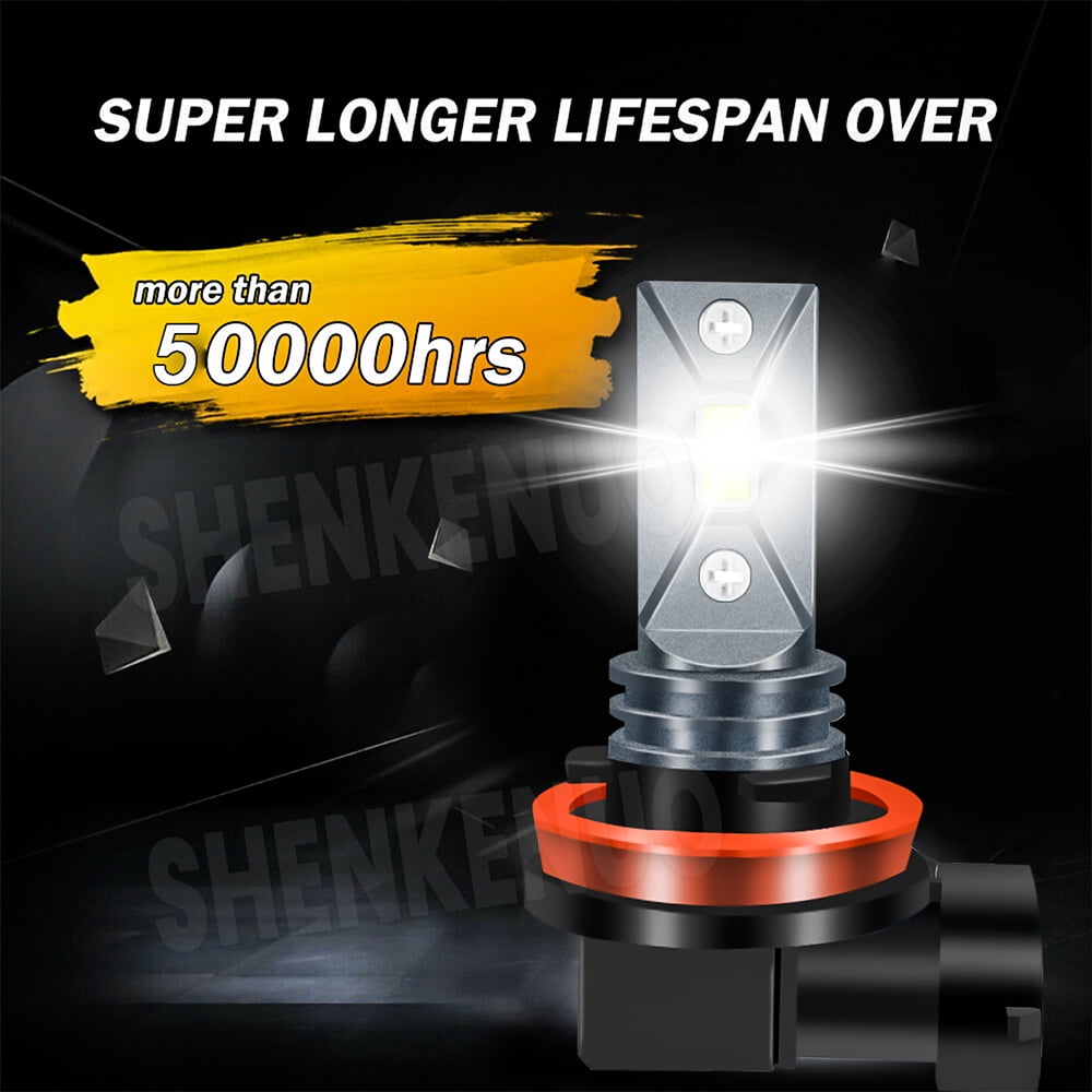 For Ford Escape 2017 2018 2019 4x LED Headlight High Low Beam Bulbs 6000K White