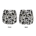 thumbnail image 5 of Lsque Cow Skin 1 Printed Women's Running Shorts with Liner Pockets,Elastic Quick Dry Workout Athletic Gym Yoga Shorts,Womens High Waist Shorts-Large, 5 of 9