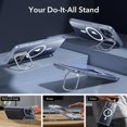 thumbnail image 5 of GJX Esr for Iphone 15 Pro Max Case Flex Stand, for Magsafe, Clear | Anti-Yellowing, 3X Military-Grade Drop Protection, Magnetic Phone Case, Shockproof Air Guard Corners, Resists Scratches, 5 of 7