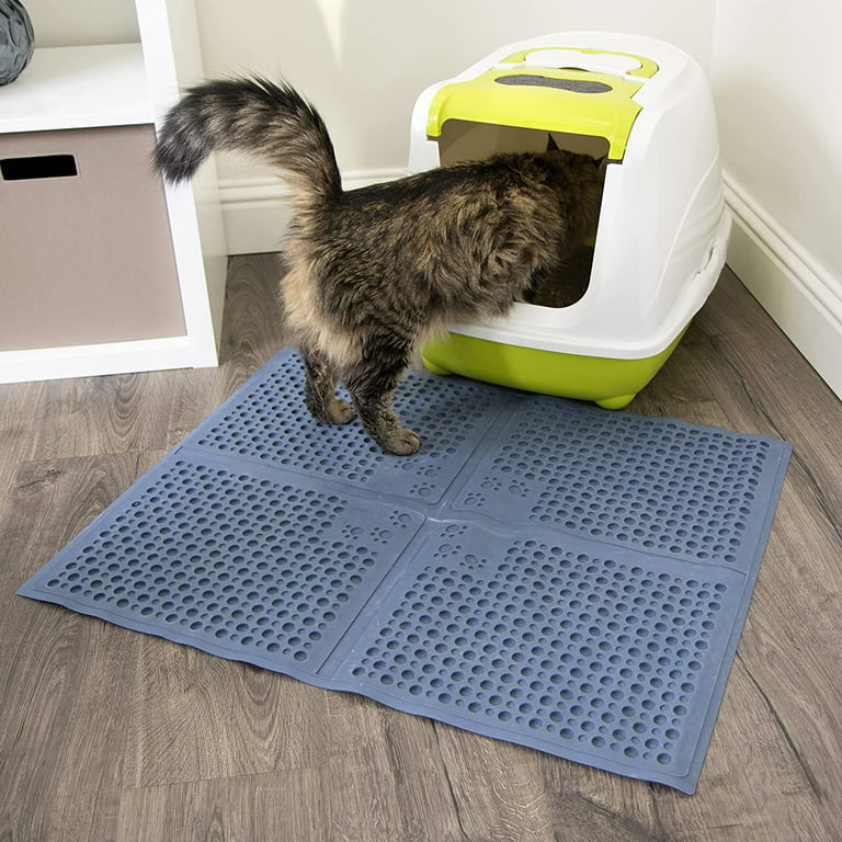  PetLike Cat Litter Mat, Thick Litter Trapping Mat