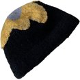 thumbnail image 6 of CoCopeaunts Womens Bucket Hat Winter Warm Curled Fisherman Hat Hand-Stitched Flower Mohair Girl Knitted Hat Ear Protection, 6 of 8