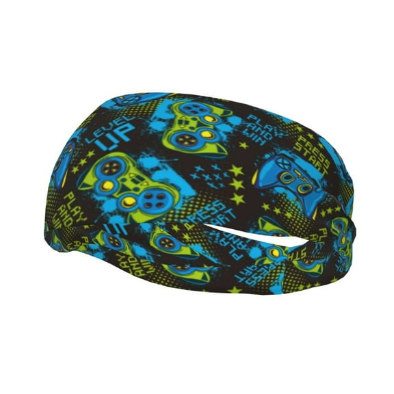 Rocae Play Game for Sweatbands Sports Headband for Men and Women,Fashion Sweat Bands Headbands for Running,Cycling,Football, Yoga, Fitness